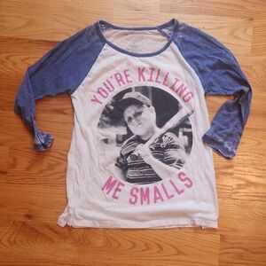 Blue and White Sandlot Baseball Tee